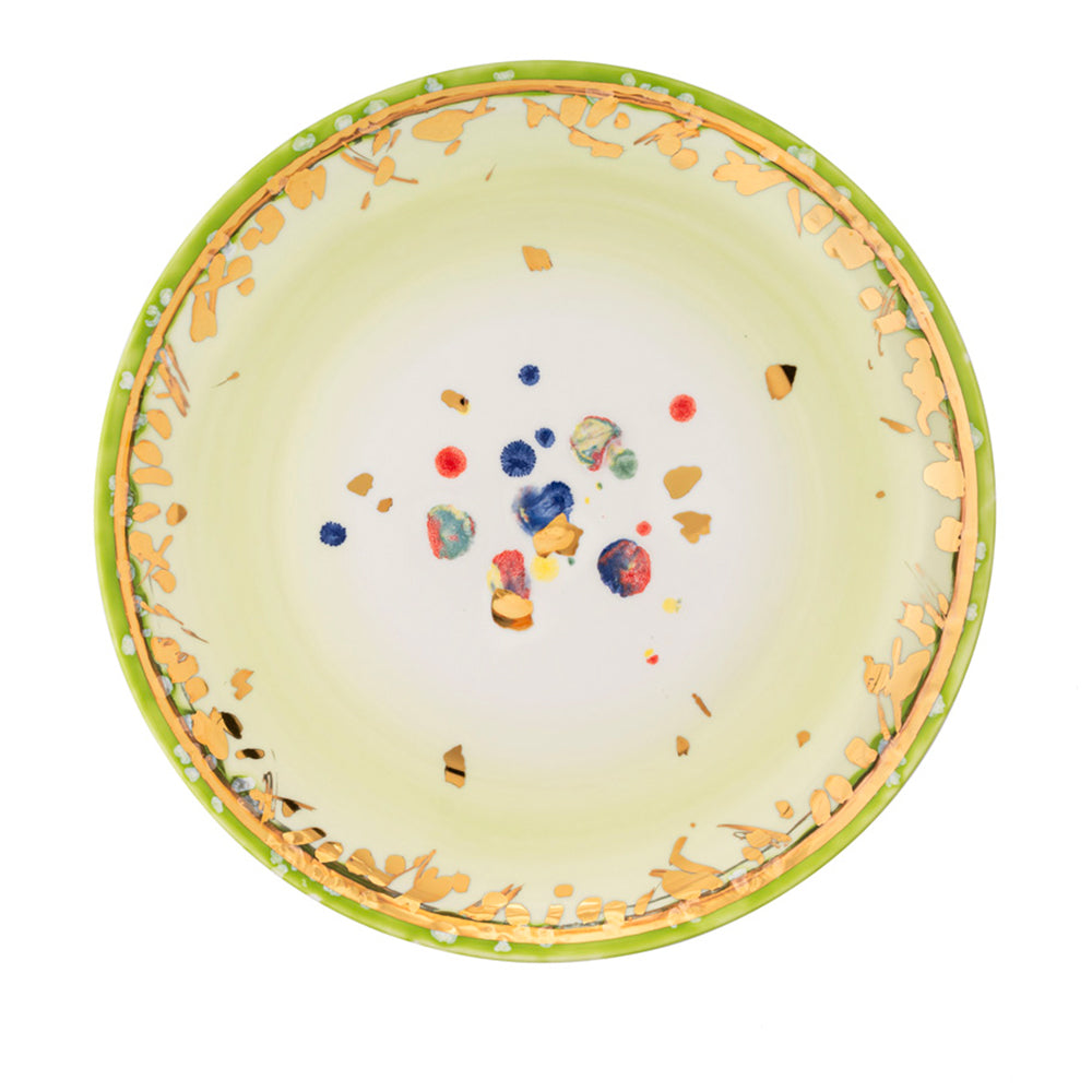 Splatters on Circular Plate