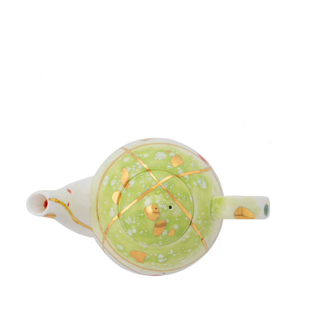 Kintsugi-style small teapot