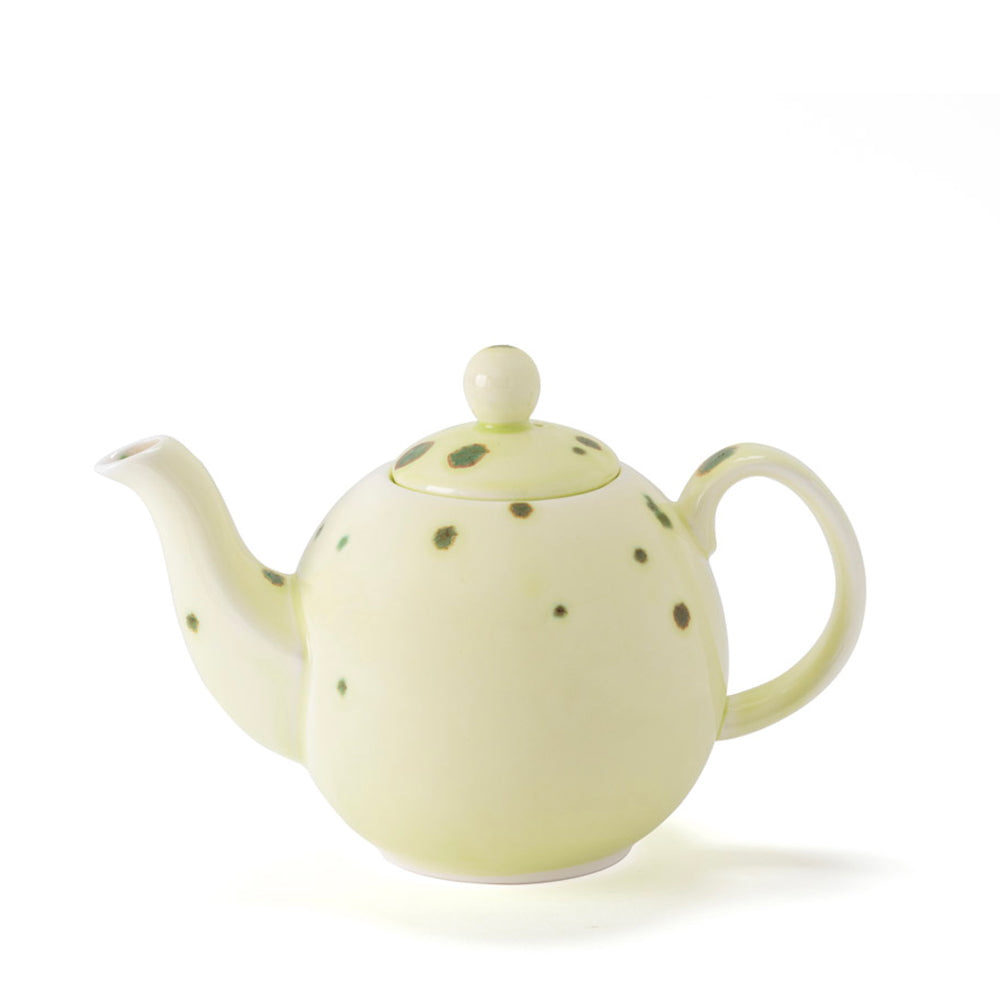 Domed spotted teapot