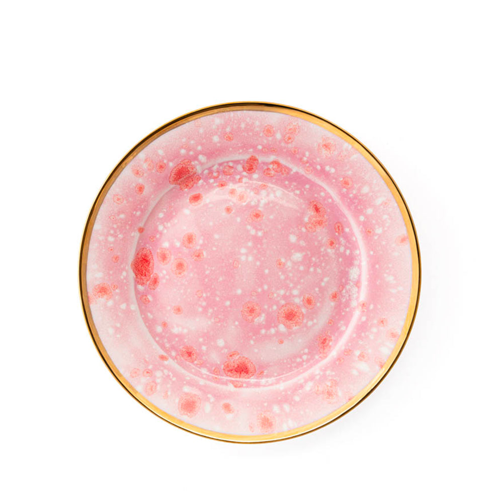 Gold-rimmed Speckled Dish