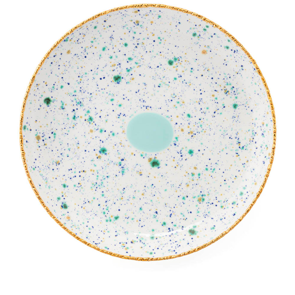 Speckled Round Plate