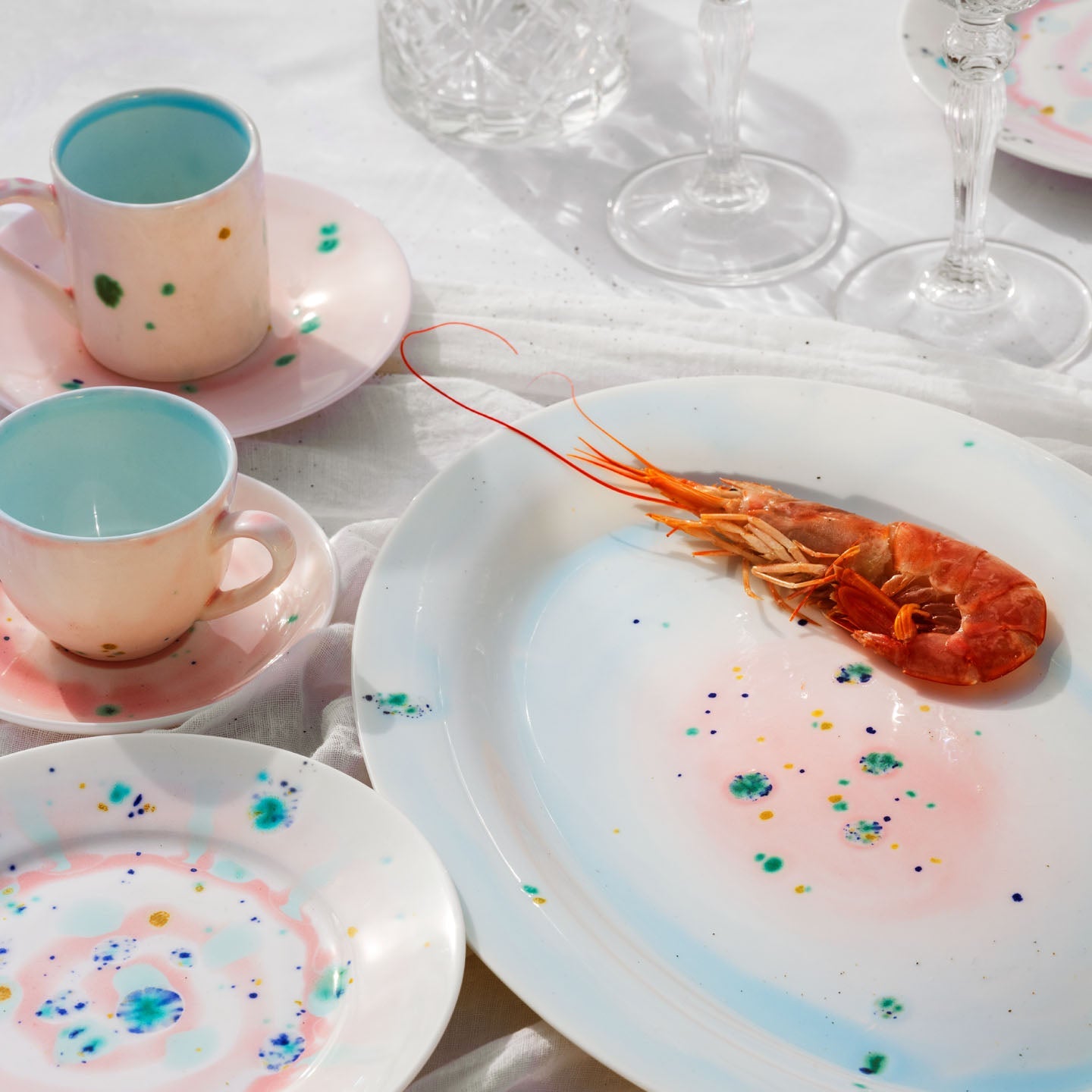 Patterned Dining Tableware Set