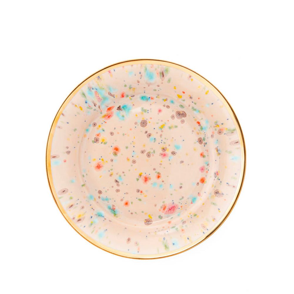 Confetti Gold - Rimmed Dish