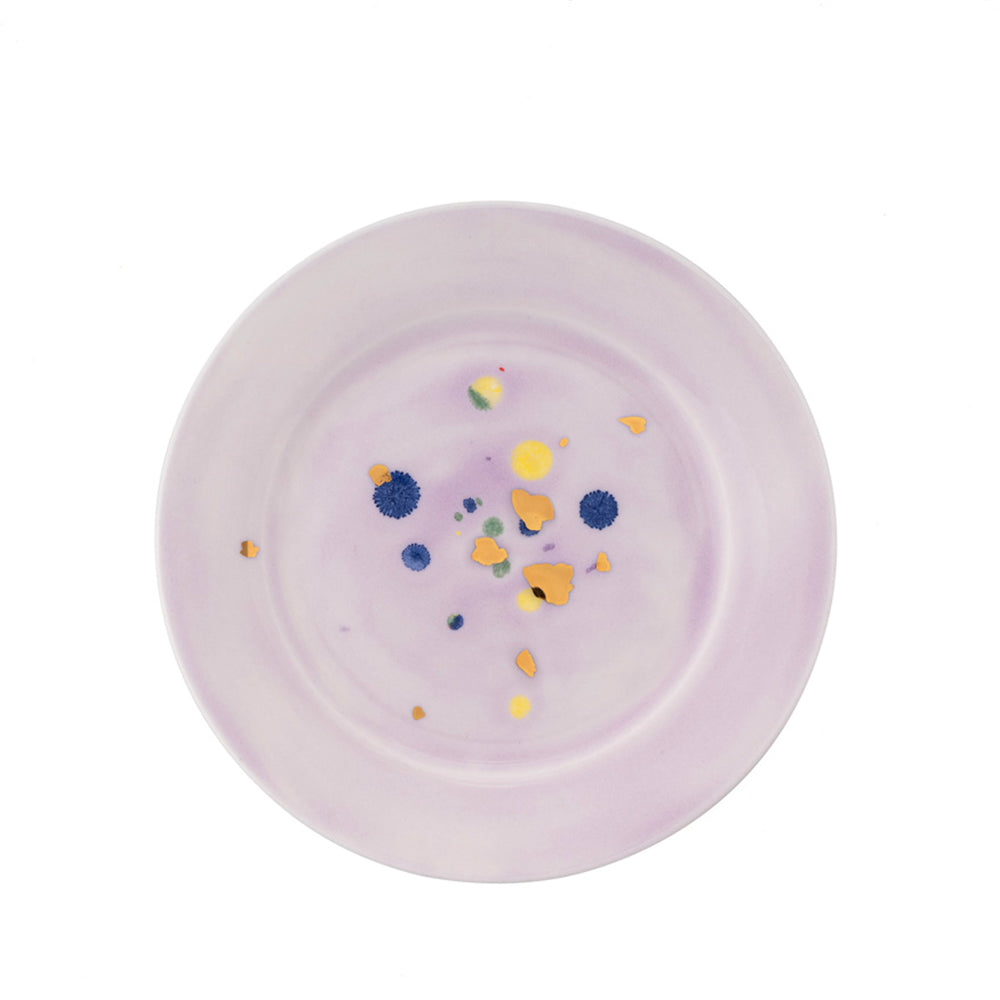 Round Splatter Decor Plate