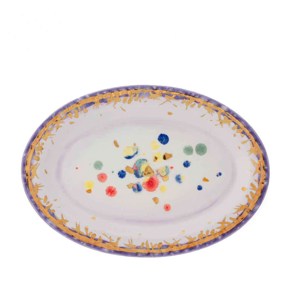 Oval Decorative Art Dish