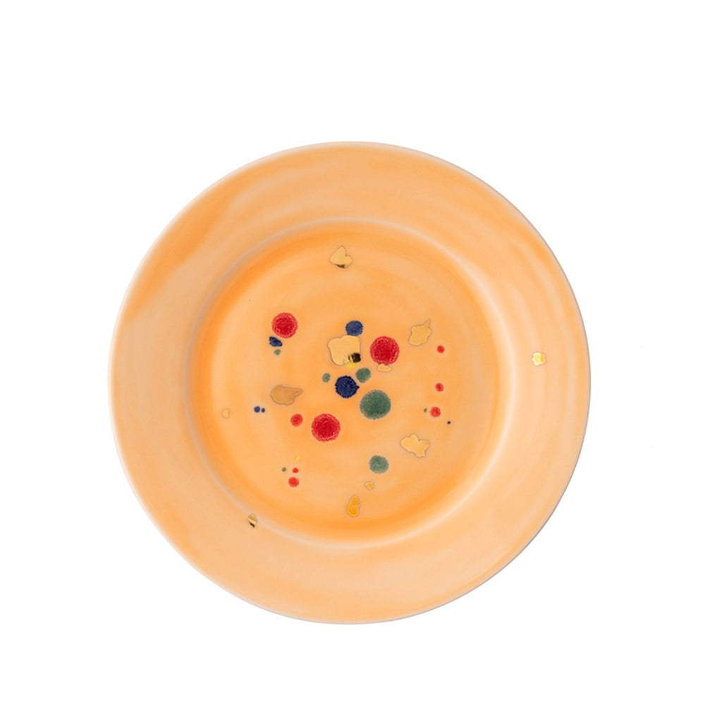 Round Art-Dotted Plate