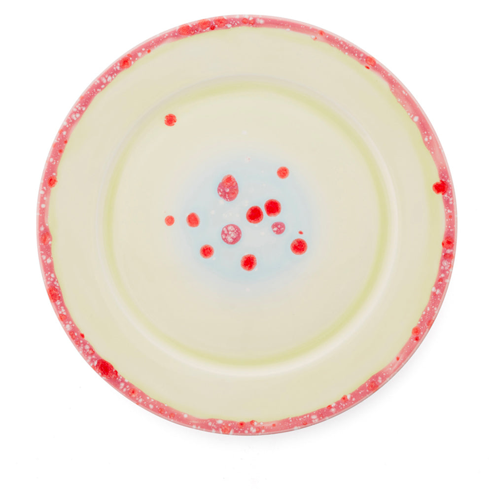 Flat Decorative Ceramic Plate