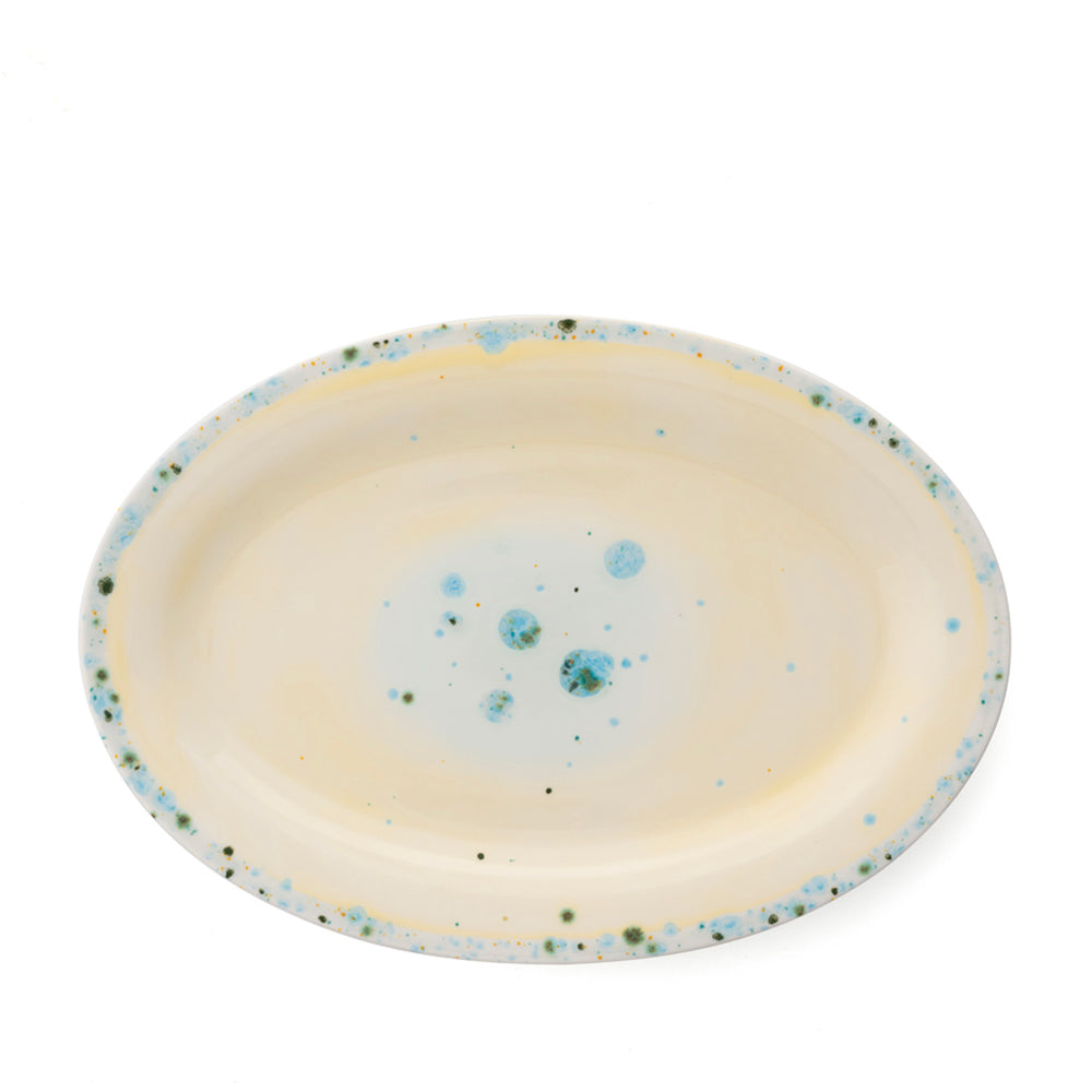 Speckled Oval Serving Dish