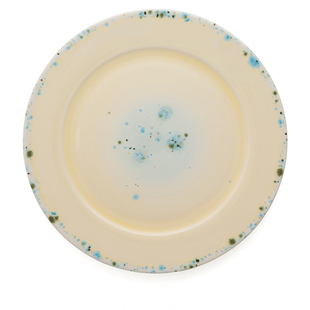 Speckled Round Food Plate