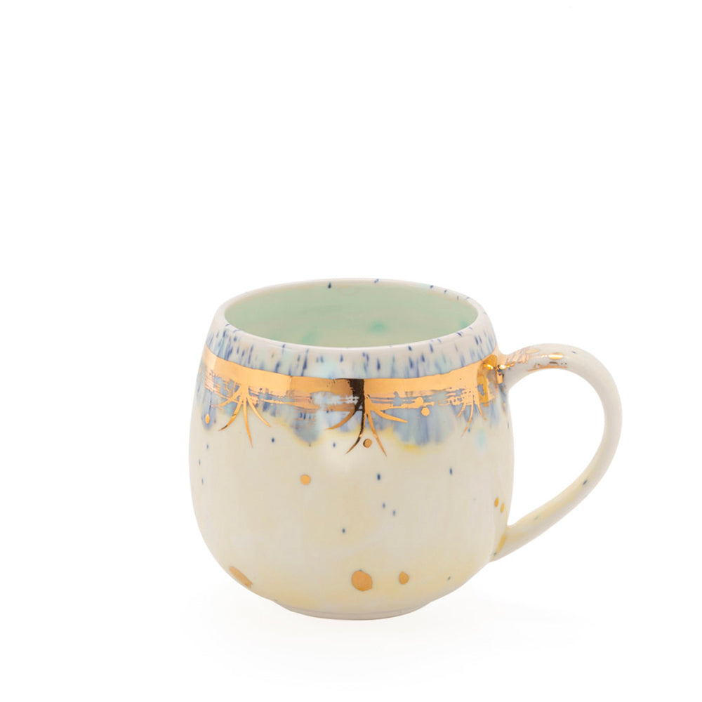 Bulbous Decorated Mug