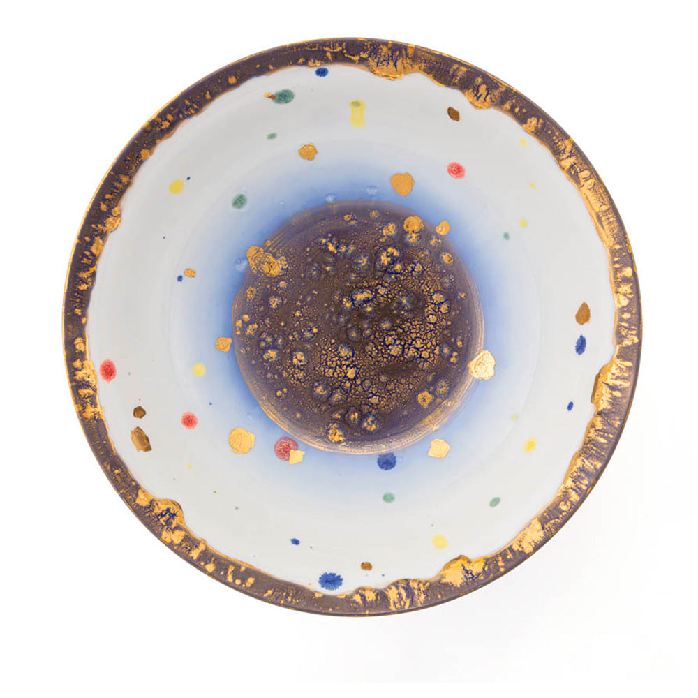 Splattered Serving Bowl