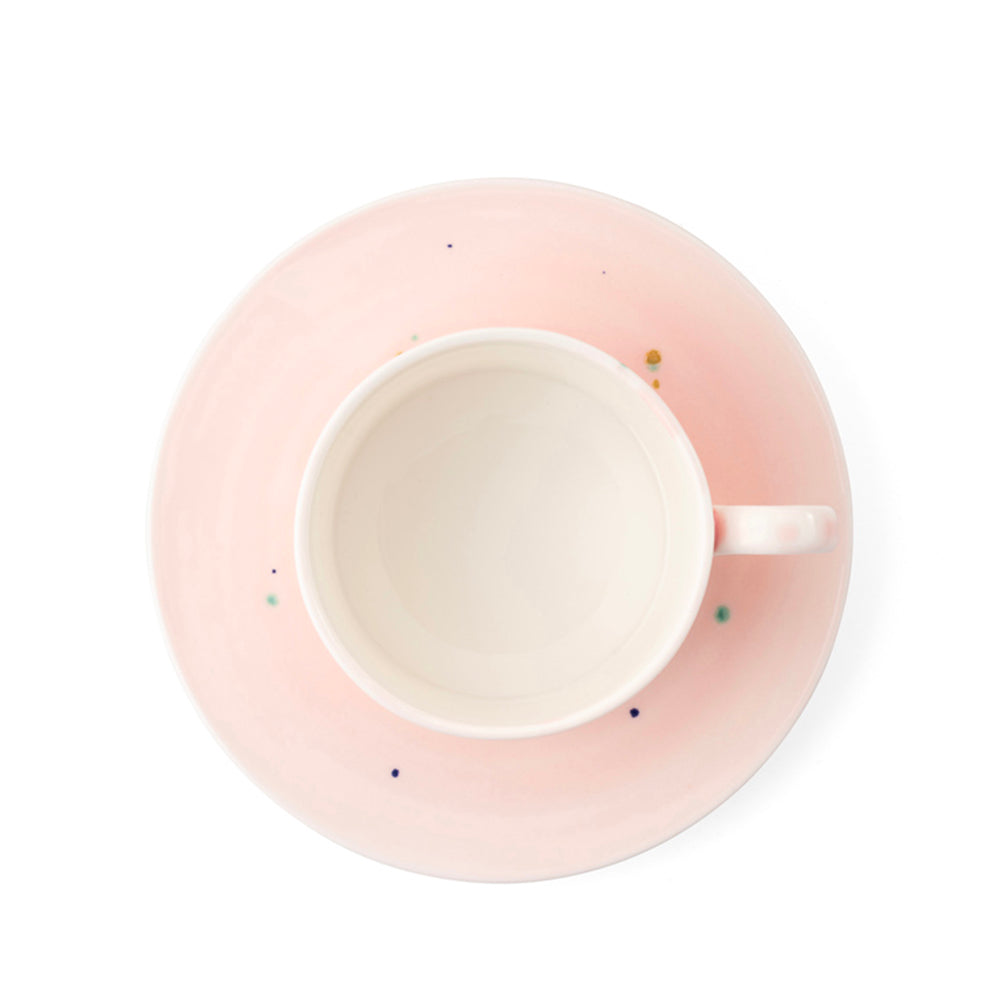 Confetti Teacup and Saucer